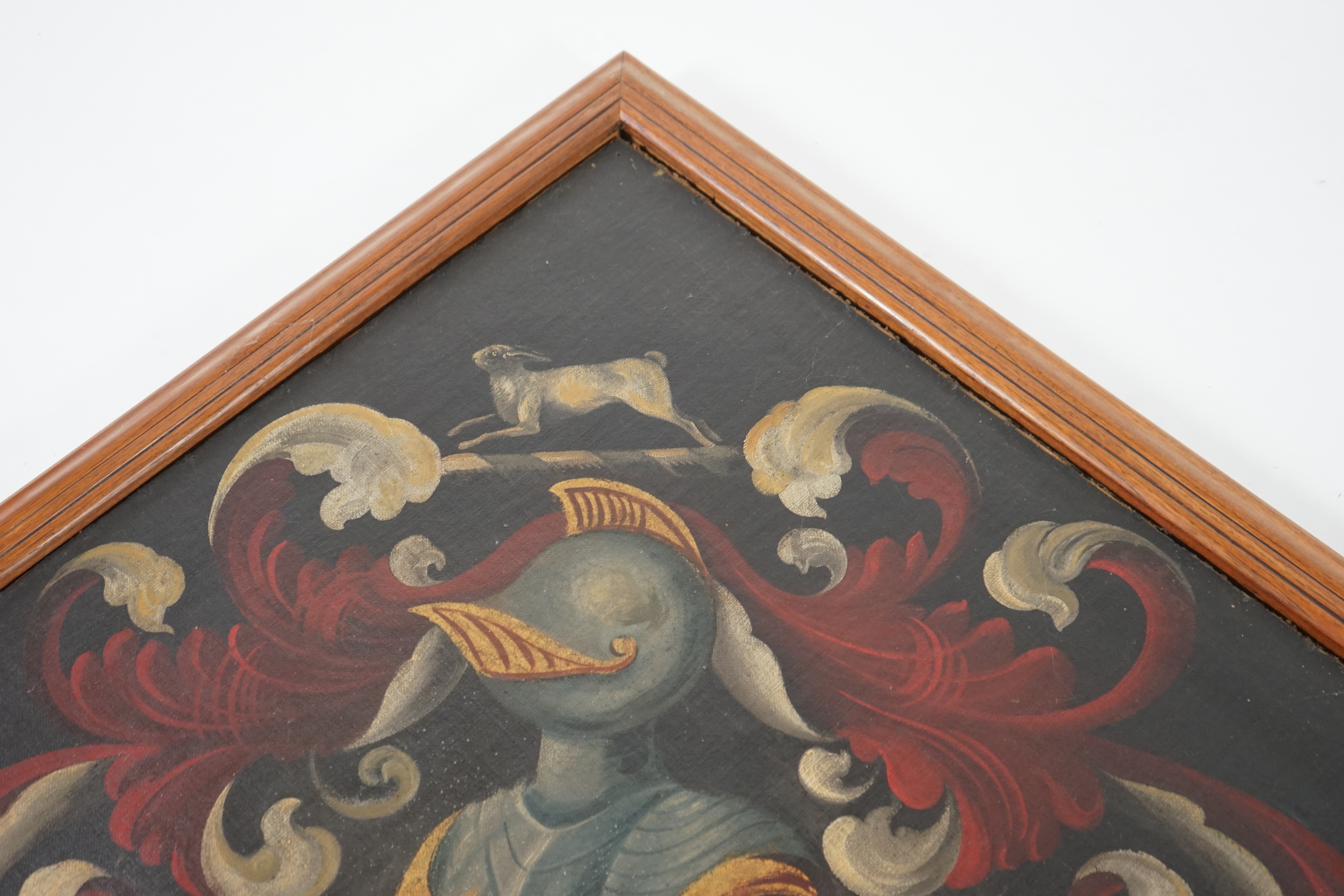 An early 19th century oil on canvas hatchment